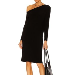Norma Kamali Drop Shoulder Dress